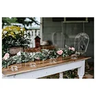 Numbers Sign Holder Clear Acrylic Sign Card Display Holders Custom Freestanding Wedding Table Numbers
