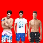 Waterproof Wholesale Swimming Custom Men Swimtrunks Short Mens Swimsuit Pockets Printed Swim Trunks Shorts