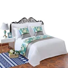 Wholesale New Luxury White Wedding Bedding Set for Hotel, Bed Sheet for Cotton Fabric