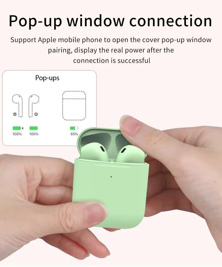 Original Earphone i100 i24 i27 Pop-up Features Wireless Headphones - ANKUX.COM