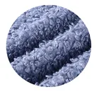 Thick teddy bear fur unique fleece fabric 480gsm