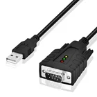 Fly Kan USB to RS232 Serial Cable Adapter DB9 com 9 pin Converter for Serials Modem,Cisco Router,GPS,Firmware Update