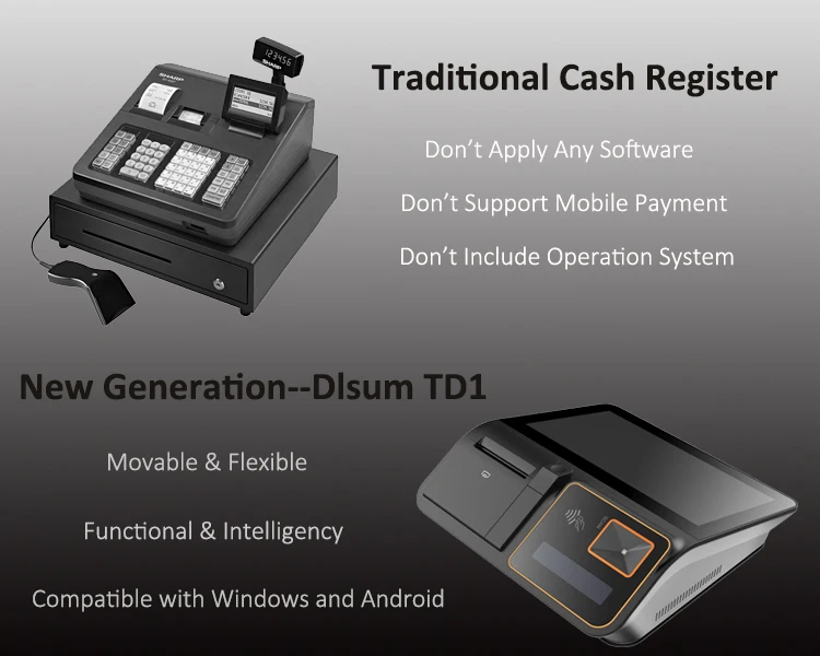 pos computer with printer