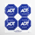 Private Design Custom Double Sided Printed Label Sticker Window Sticker Double Side