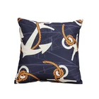 Navy pattern printing comfortable pillow sofa cushion