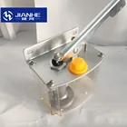 China suppliers JIANHE small hydraulic piston pump manual hand oil pump central lubrication system for lathe cnc machine