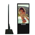 indoor floor stand touch screen kiosk digital signage display for supermarket