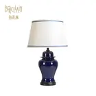 Chinese style living room bedroom ornaments purple small decoration porcelain cheap lamp