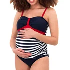 Oem woman leaves printing sport swimwear plus size swimsuit