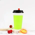 Factory direct sale disposable 500ml plastic injection juice cup