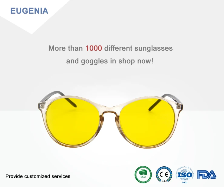 EUGENIA 2020 new arrival italy design ce cat 3 uv400 clear frame coating sunglasses