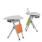 2020 New Flip Top Conference Table Folding Training with Wheels for Office School