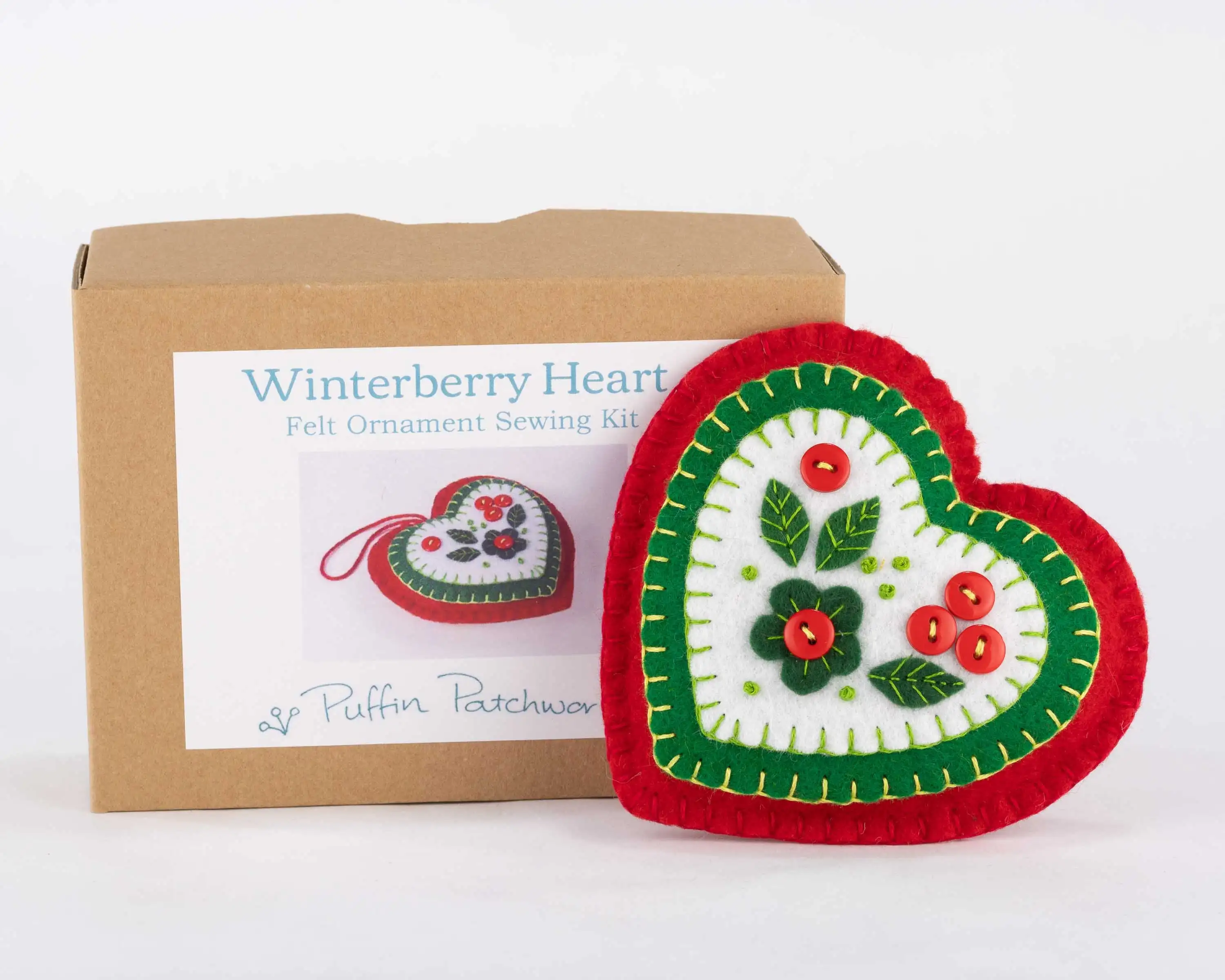 nursery hanging props diy holiday felt heart christmas ornament