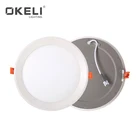 OKELI High bright indoor lighting aluminum smd 8w 15w 22w round recessed mounted led panel