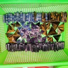 wholesale clear natural crystal pyramid bulk 3d laser glass triangle