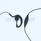 2 PIN Two way radio Earpiece Earphone MIC Headset for KENWOOD BAOFENG TYT