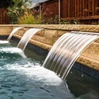 Pool equipment acrylic diy dancing waterfall swimming pool plastic spray fountain nozzles