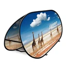 Textile Collapsible Horizontal Pop Outs Pop up Banners/Display Stand Flag Banner