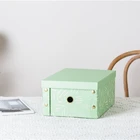 Wholesale hone organizer foldable paper decorative storage box paper storage boxes