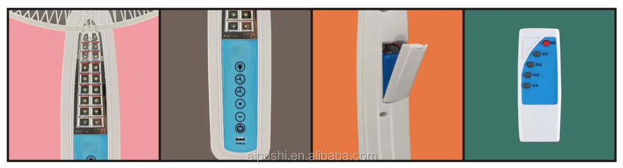 Stand Fan, 12V, Solar, USB - detail 14