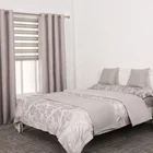 Latest embroidered queen bed sheet set cushions and bed throws runners