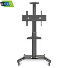 Portable Aluminum TV Stand LED LCD Plasma Mount Heavy Duty tv Cart 32-65 inch up to 45.5kg max vesa 600*400