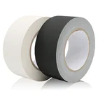 Duct Tape Black Cloth Adhesive Masking Book Binding Gaffer Tear Duct Tape