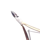 Steel Nipper Cuticle Nipper Nail Art Gold Stainless Steel Skin Callus Remover Cuticle Nipper