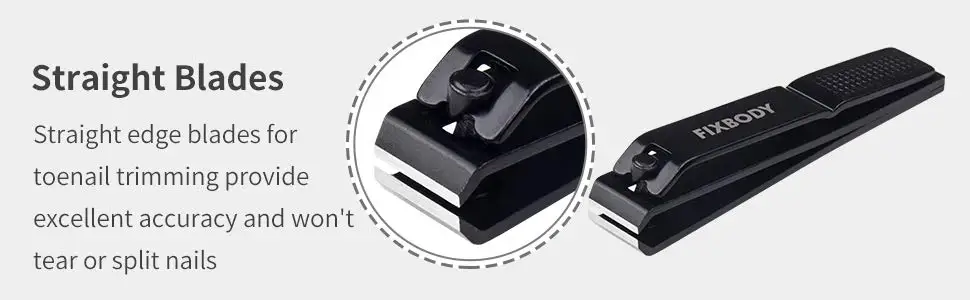 3 Pcs/set Black Stainless Steel Fingernails & Toenails Clippers & Nail File Sharp Nail Cutter Nail Clipper Set.jpg