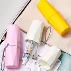 Travel Toothbrush Case Holder Toothpaste Covers Travel Containers Wash Gargle Cup for Camping Outdoors