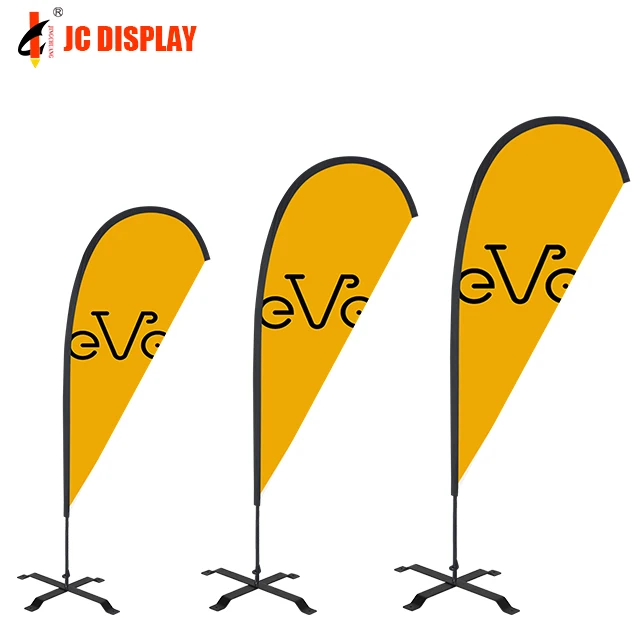 China Supplier Custom Design Feather Flag Pole Beach Flag Banner