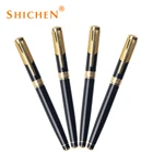 Customized logo pen gold black pen fountain gift for luxury