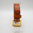OEM womens 100% genuine leather belts custom high quality ladies leather belt with bag