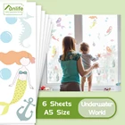 Funlife Instagram Style New Design Mermaid Promotional Gifts decorative sticker Custom PVC stickers for Notebook Decor PA171