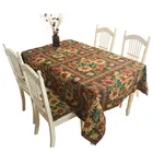 New design popular quality fancy table cloth polyester designs