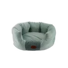 China products prices warm cozy light blue oval washable dog beds