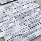 Rain Wall Samistone Rain Cloud Cement Culture Stone Grey Marble Natural Stone Wall Cladding