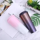Stainless Steel Tumbler Low Price OEM Metal Stainless Steel Insulated Drink Tumbler Cups With Straws