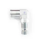 Tube Degree Pipe Elbow Galvanize Iron Steel Tube Ends Hydraulic Pipe Fitting Forged Hose Adapter 90 Degree Beaded Elbow