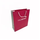 Custom Design Embossed White Card Paper Clothing Packaging Gift Paper Bag