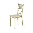 Wholesale Hotel Metal Decorative Sponge Golden Chair