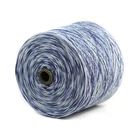 Charmkey new soft 100% cotton tape yarn for crocheting