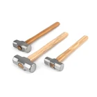 Sledge Hammer Steel Steel Hammer Hammer Heavy Duty Oak Wood Handle Sledge Hammer Forged Steel Octagon Hammer Square Head Stoning Masonry Hammer 2LB 3LB 4LB