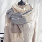 Wholesale winter women pashmina cashmere scarf customized design scarf