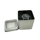 New design printing rectangular wallet tin watch box