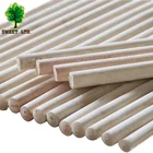 China Manufacture factory wooden broom handle brush stick