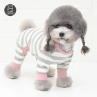 striped 100% cotton four legs dog clothing pet clothes pet apparel and accessories small dog clothes