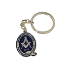 Personalized cheap promotion zinc alloy gold plating metal keychain