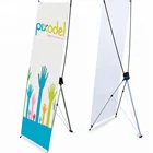 Econommical Adjustable Free Standing X-Banner Display For Trade Show Exhibition