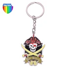 Made in China 2D 3D design personalized mini book keychain